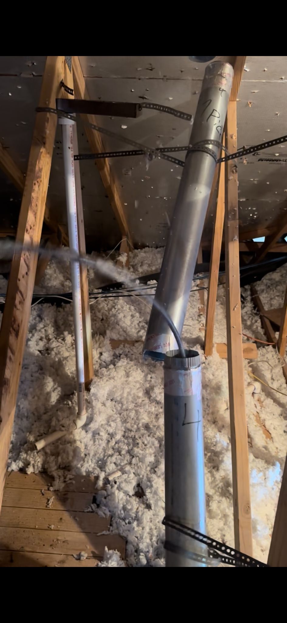 Dryer vent cleaning after